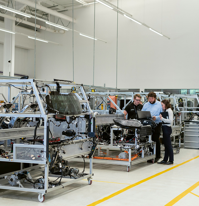 Processo de produção industrial